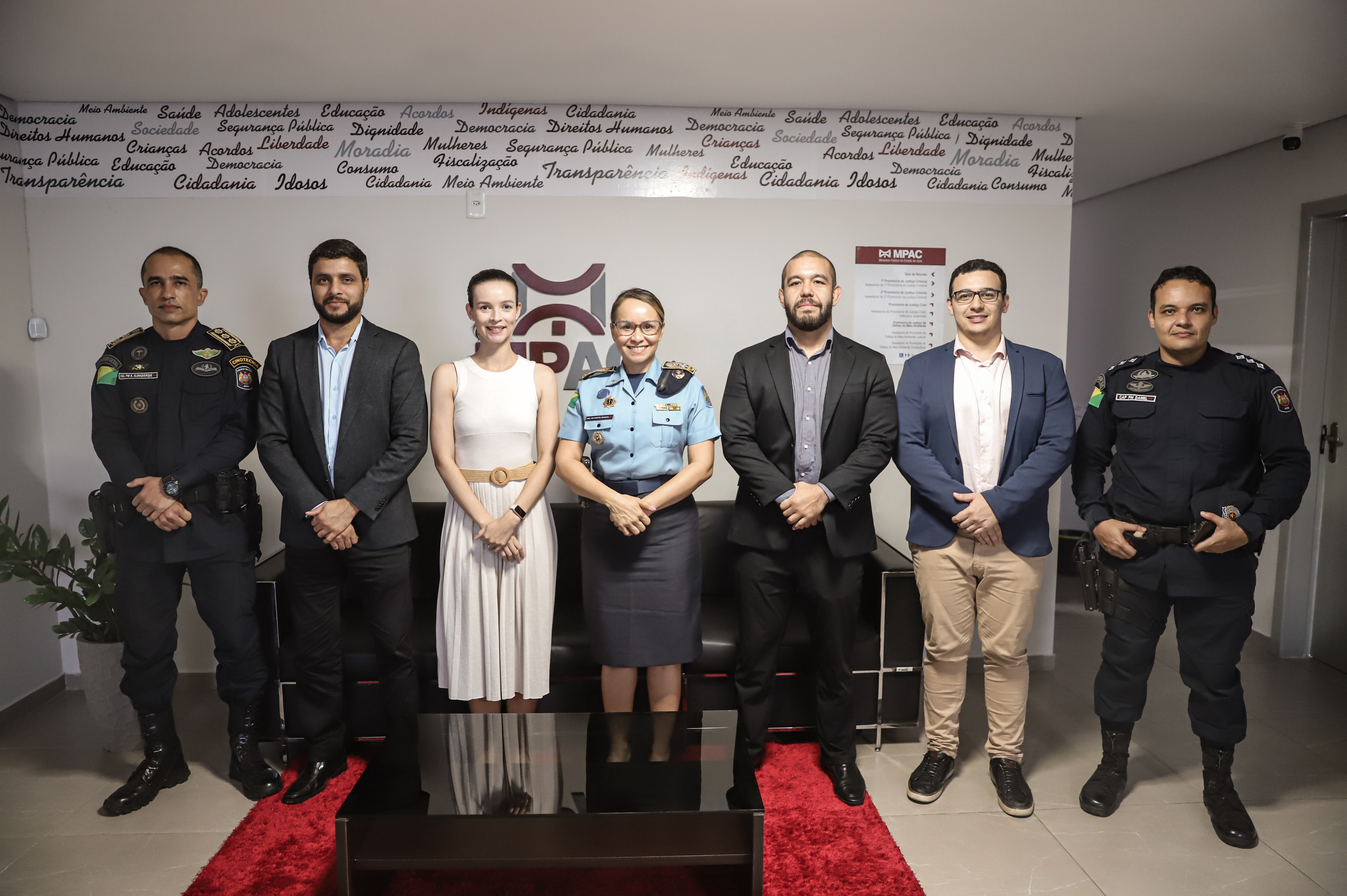 Visita ao Ministério Público, em Cruzeiro do Sul
