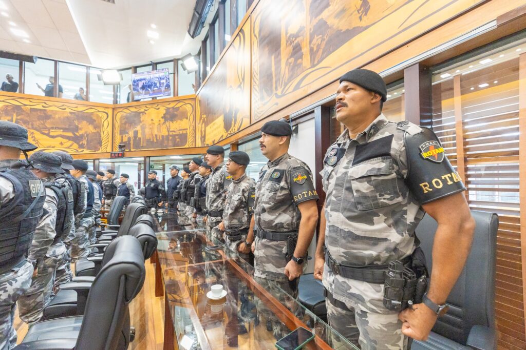 O Bope é a unidade especializada em ocorrências de alto risco. Foto: Mateus Holanda/PMAC