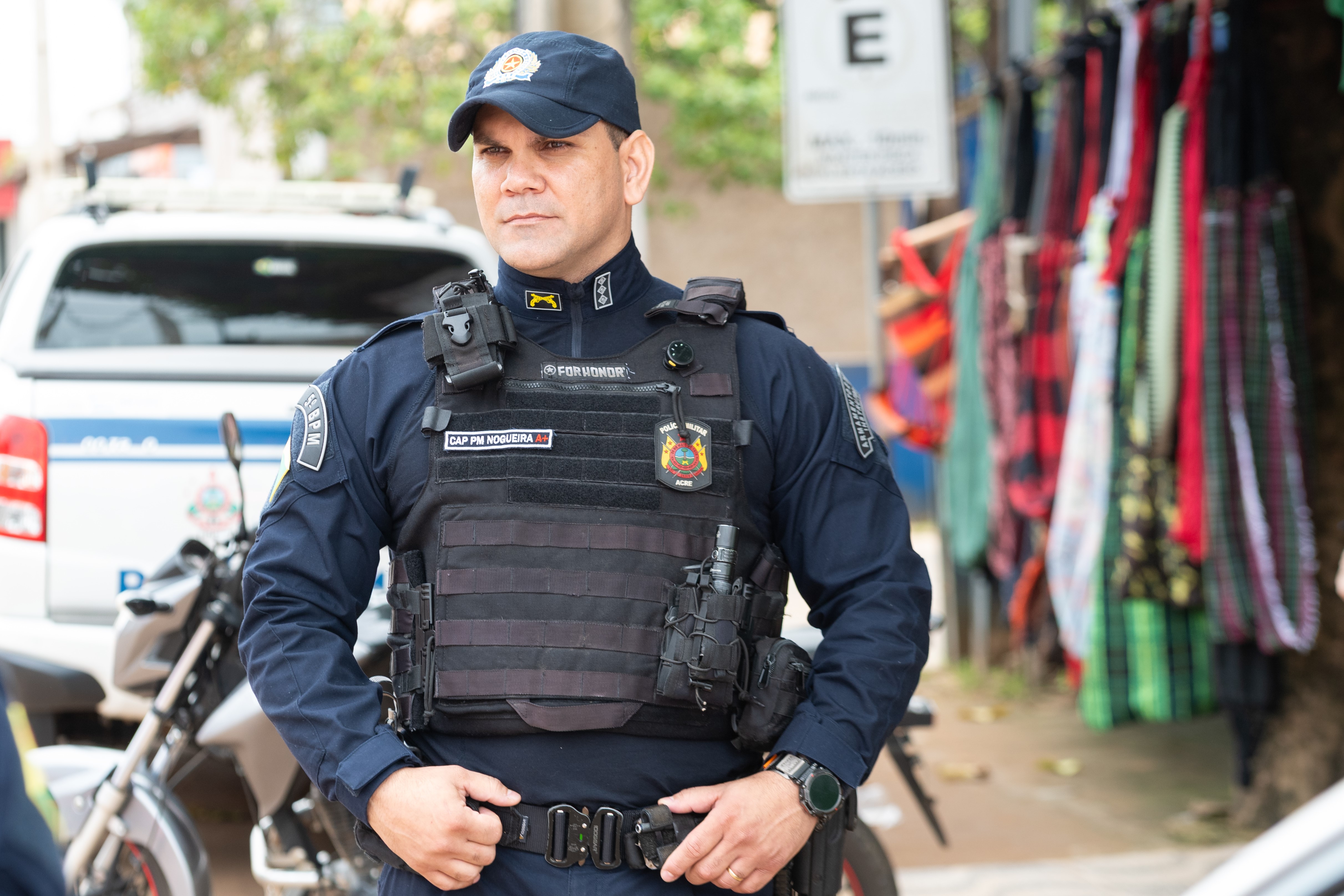 Capitão Emerson Nogueira, idealizador do Programa Comércio Seguro. Foto: 3º sargento Silva Barbosa