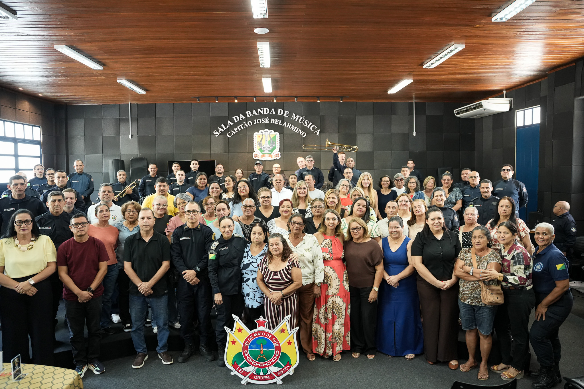 A iniciativa reforçou o reconhecimento aos profissionais civis que contribuem diariamente para o funcionamento da Polícia Militar. Foto: Davi Barbosa/PMAC