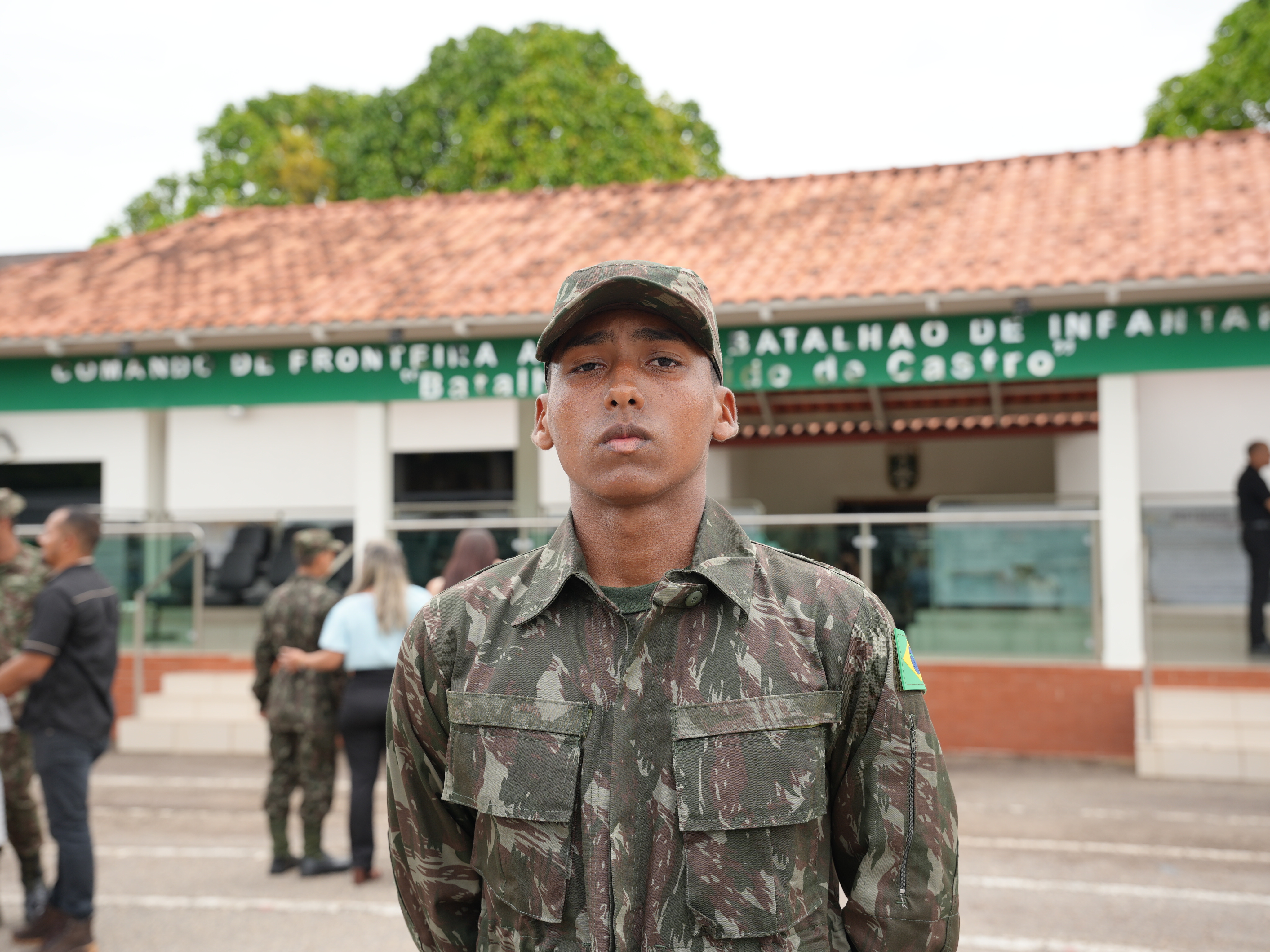 Jonas Santos de Oliveira é um dos ex-integrantes da Banda Mirim da PMAC. Foto: Joabes Guedes/PMAC