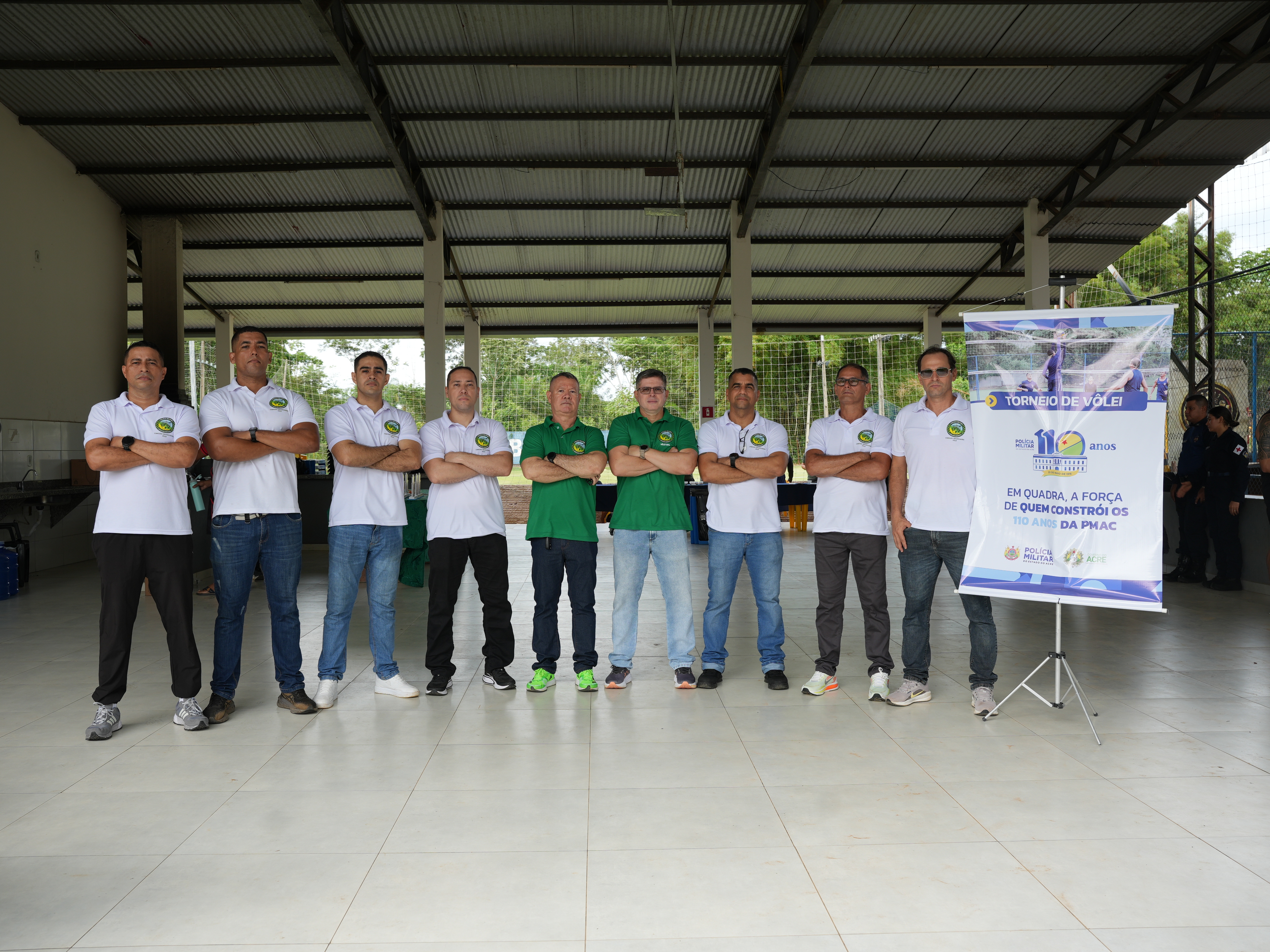 Comissão organizadora do Torneio de Vôlei 2026. Foto: CB J. Santos.