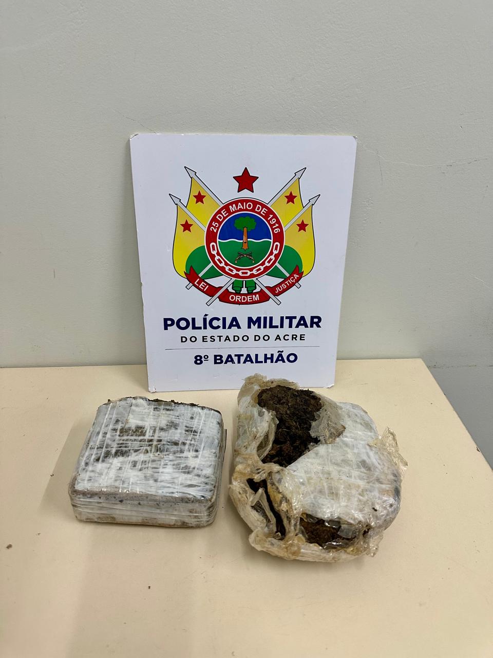Polícia Militar apreende entorpecente durante ação em Sena Madureira 