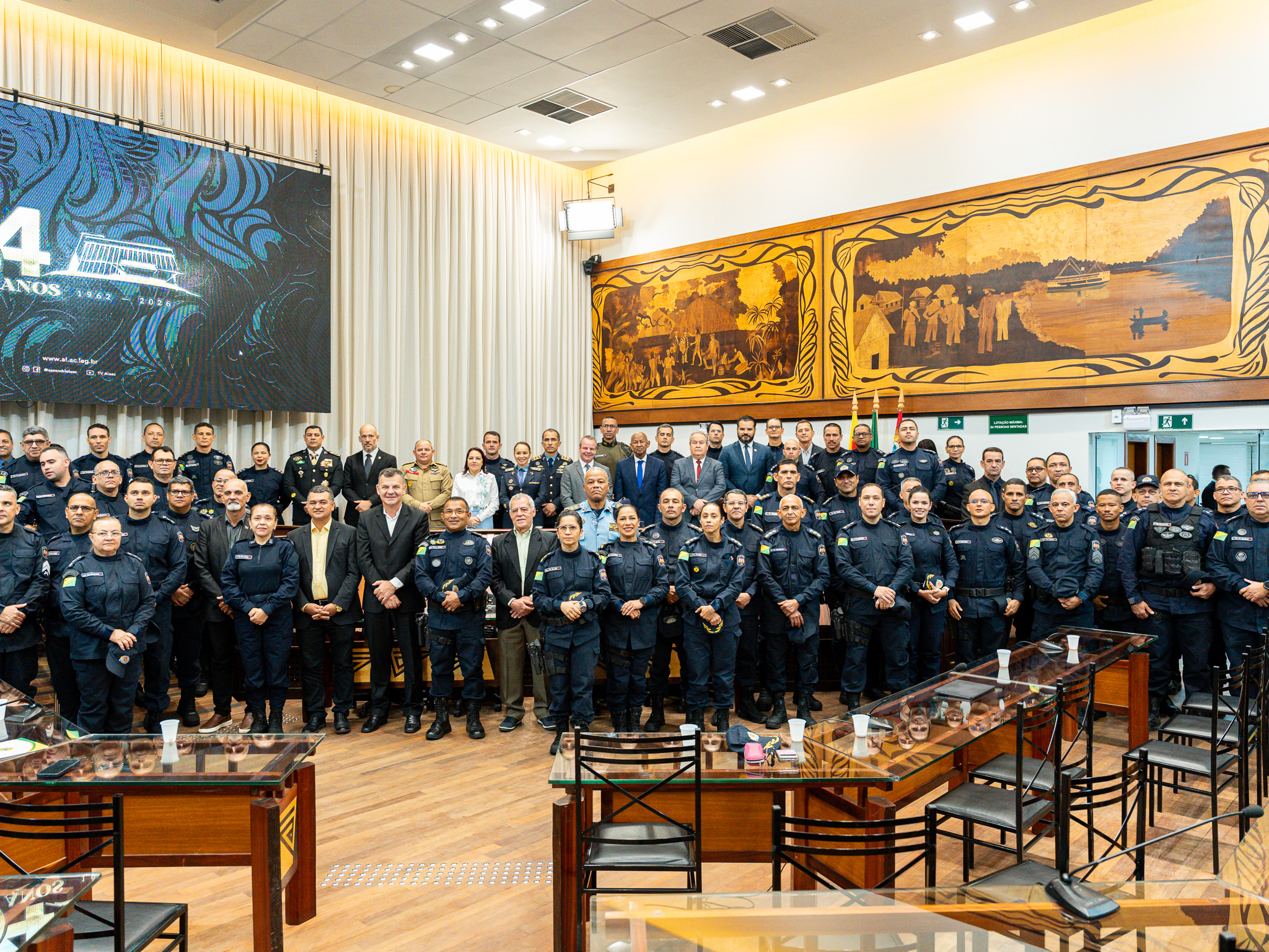 Polícia Militar é homenageada em sessão solene na Assembleia Legislativa do Acre 