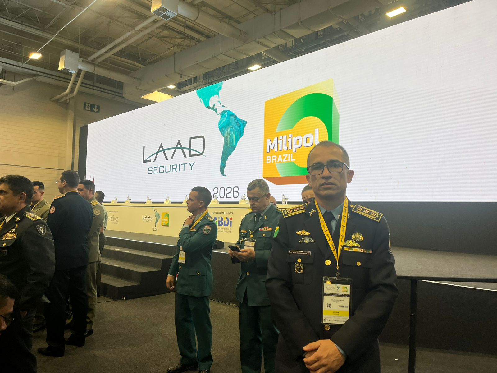 Polícia Militar marca presença na LAAD Security & Milipol Brazil 