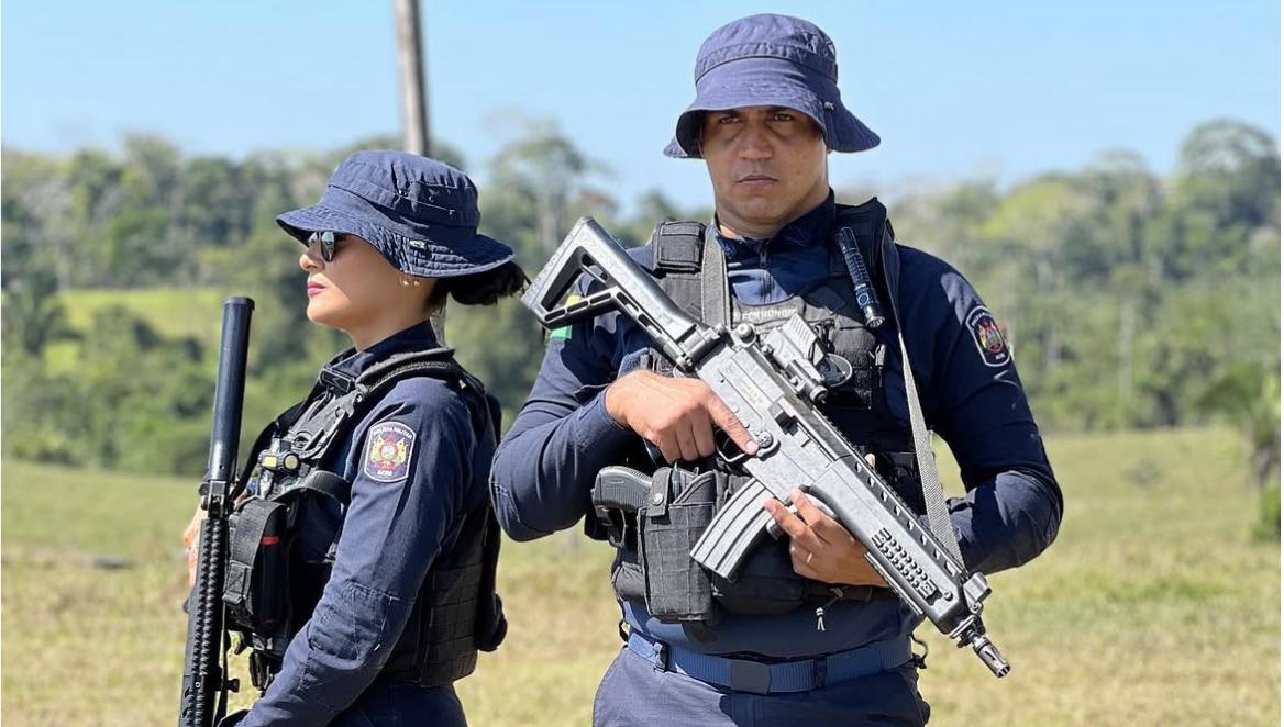 Os policiais detiveram imediatamente o agressor. Foto: cedida.