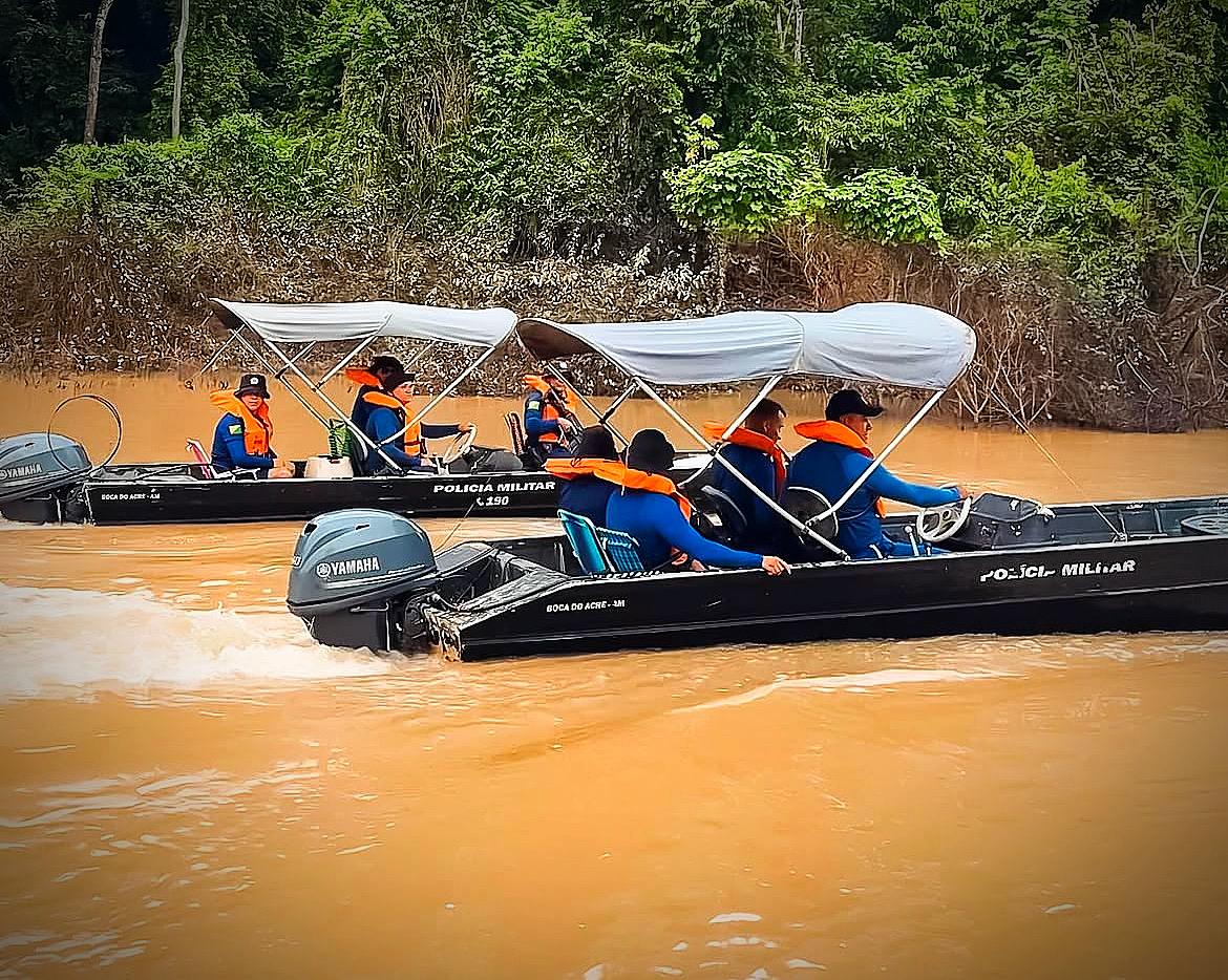 A agilidade da equipe policial foi primordial, pois o local da ocorrência era remoto. Foto: cedida.