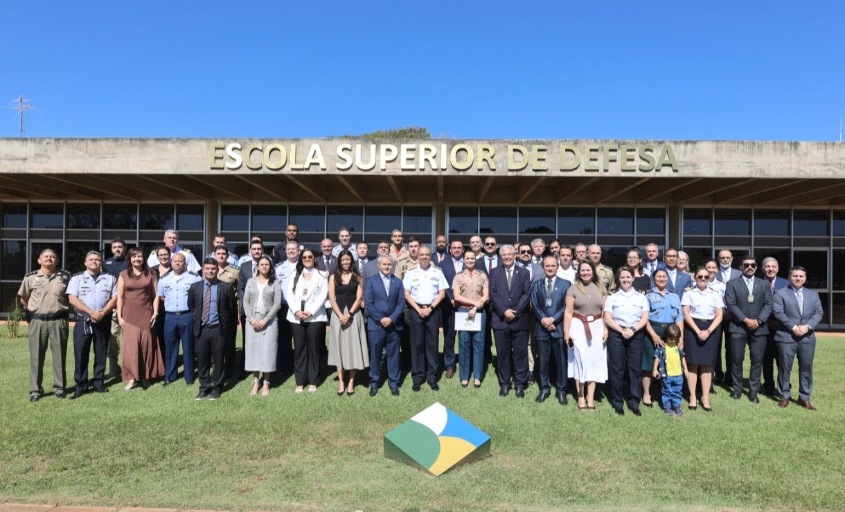 Participaram da formação 45 alunos de 32 instituições civis e militares de todo o país. Foto: cedida